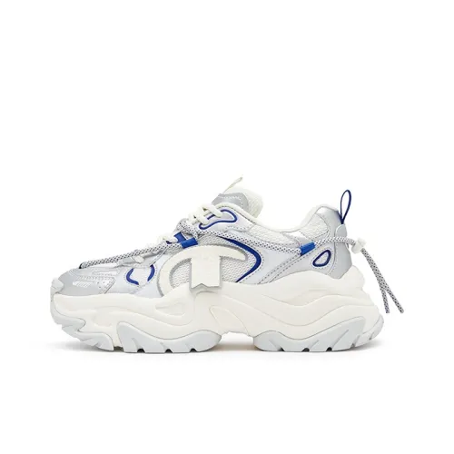 Champion Thousand Layers Y2K Обувь Низкий Топ Толстая Подошва Кроссовки Мужские Серебряные