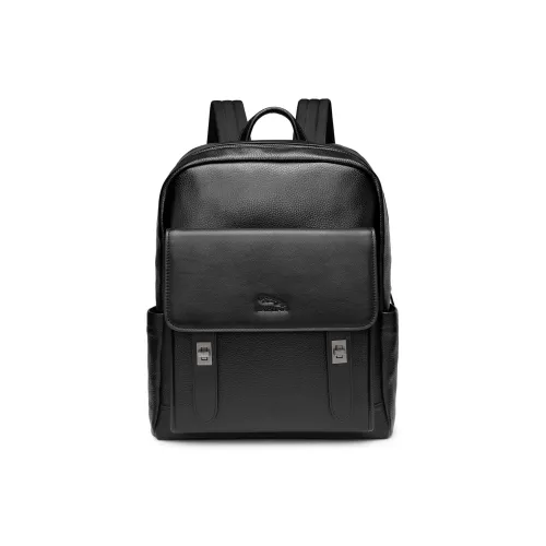 JAGUAR Коровья кожа Carry Рюкзак Мужской Черный