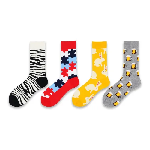 Носки Flowers In Water высокие мужские упаковка из 4 пар