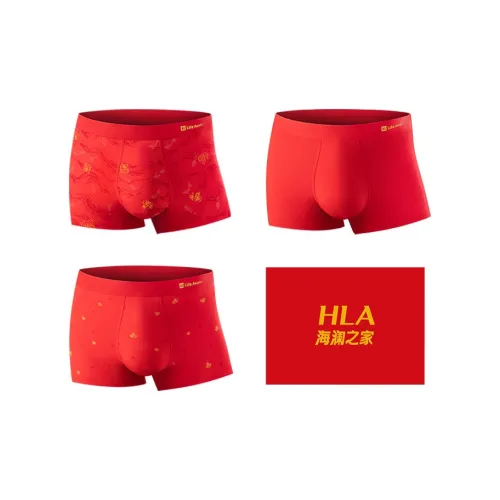 HLA Полный благословений Чжао Цай Цзинь Бао Удача Карп кои 1022 Мужские боксер-шорты