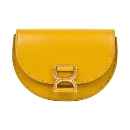 Chloe Marcie Smooth Calfskin Сумка через плечо Mini Женская Желтая