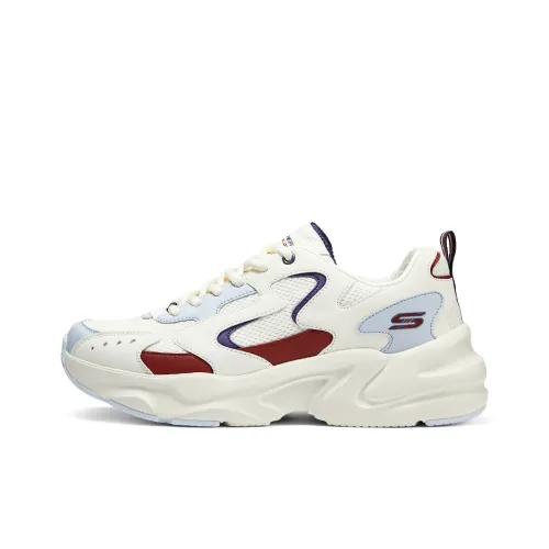 Skechers Износостойкий и Легкий Низкий Топ Casual Мужской Белый