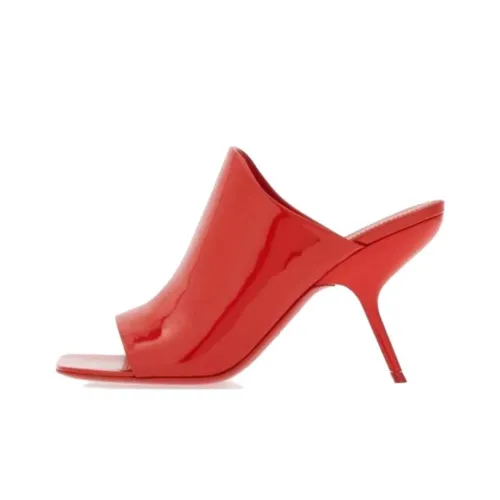 FERRAGAMO Шлепанцы 8,5 см Женские Красные