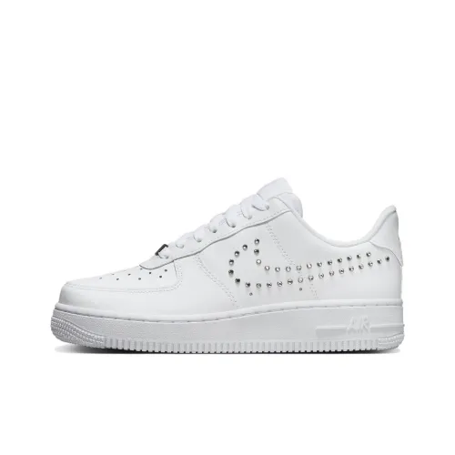 Nike Air FORCE 1 Скейтборд Кроссовки Низкие Белые Женские