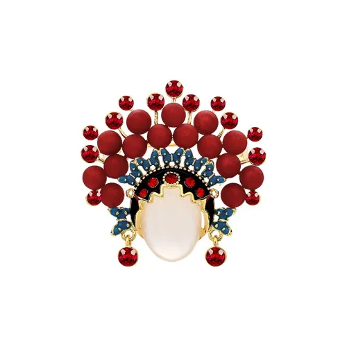 ROYALSASA Искусственный кристалл медный искусственная жемчужина броши женские