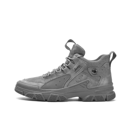 JEEP MID Топ Уличная обувь Мужская Серый
