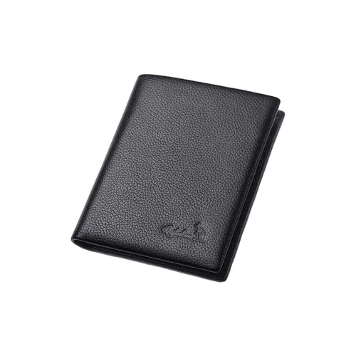 AUGTARLION Натуральная кожа коровья кожа прочный кошелек стандартный мужской черный