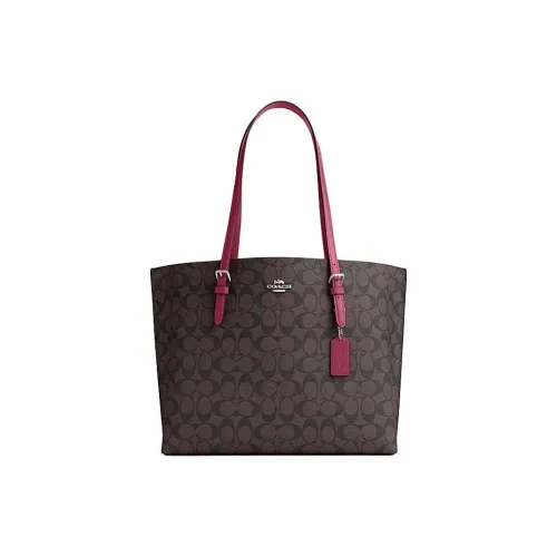 COACH Mollie Сумка из искусственной кожи сумка для покупок сумка через плечо женская коричневый и яркий фиолетовый