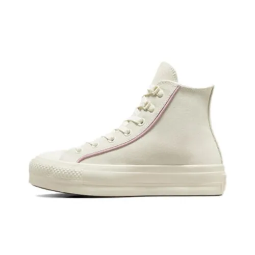 Converse Chuck Taylor All Star Slip Resistant Abrasion Resistant High Топ Скейтборд Кроссовки Женские Экрю