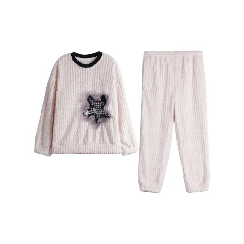 Dorame Экрю Женские Пижамные Комплекты