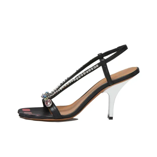 MARNI One Ремешок Сандалии Женские Черные