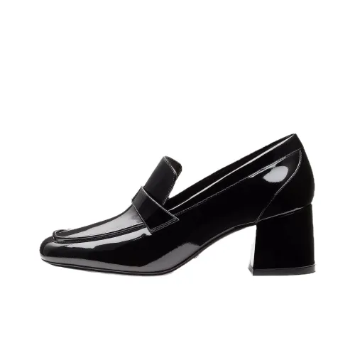 Stuart Weitzman SW Sleek 60 Loafer Лоферы 6 см Женские Черный