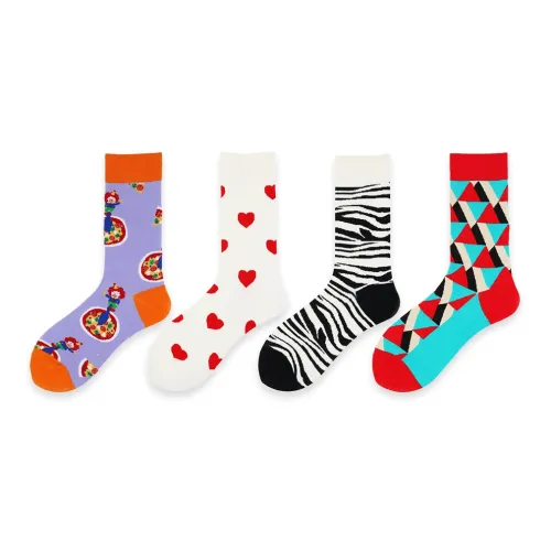 Носки Flowers In Water высокие мужские упаковка из 4 пар