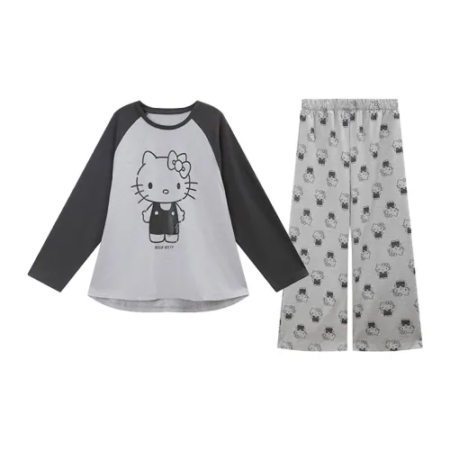 GUKOO Sanrio series Угольно-серый Женские Пижамные комплекты