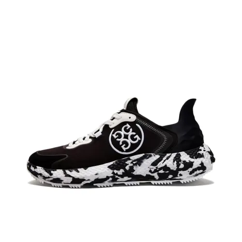 GFORE Golf Shoes Низкий Топ Белый Черный Мужской