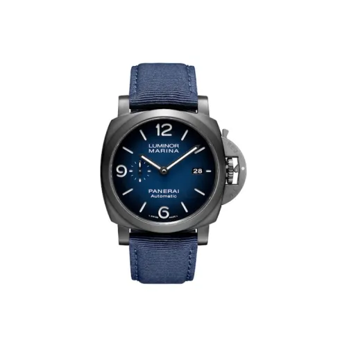 PANERAI LUMINO Collection Автоматический Механический Механизм Мужские Часы Часы 44 мм Синий Циферблат