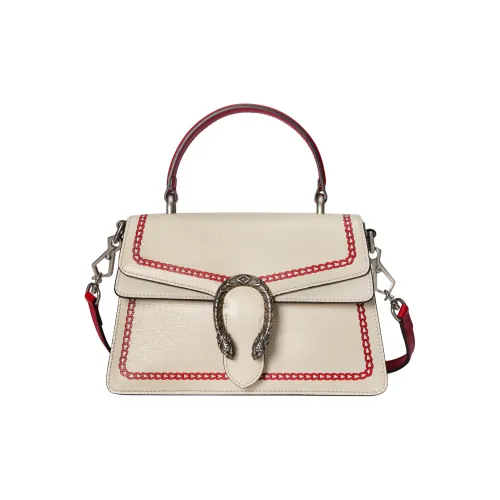 GUCCI Dionysus Кожа Сумка через плечо Сумка Маленькая Женская Цвет Слоновая кость