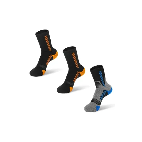 MUSCLESWING Носки Crew Унисекс Два Пара Оранжевый 1 Упаковка Синий