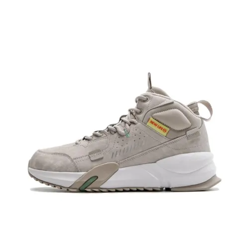 QIAODAN Амортизация Износостойкий Высокий Топ Casual Мужской Серый Белый