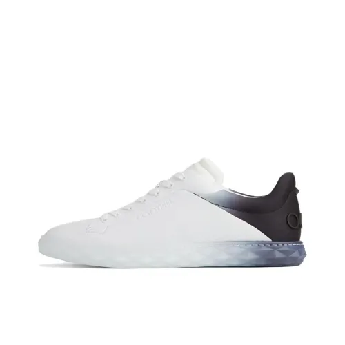 Jimmy Choo Low Top Скейтборд Кроссовки Мужские Белый Черный