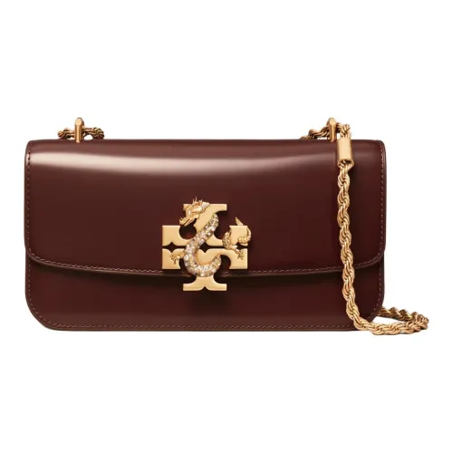 TORY BURCH ELEANOR Сумка через плечо из коровьей кожи портативная сумка на плечо женская красная