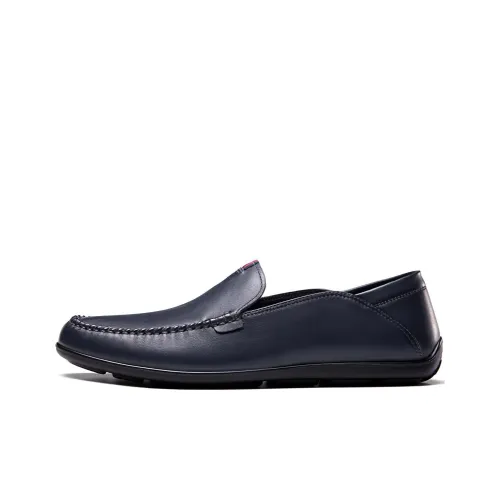 AOKANG Мужские повседневные туфли Low Top Blue Gray Men's