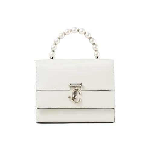 Jimmy Choo Avenue Коровья кожа Сумка через плечо Маленькая женская сумка Latte и светло-золотая