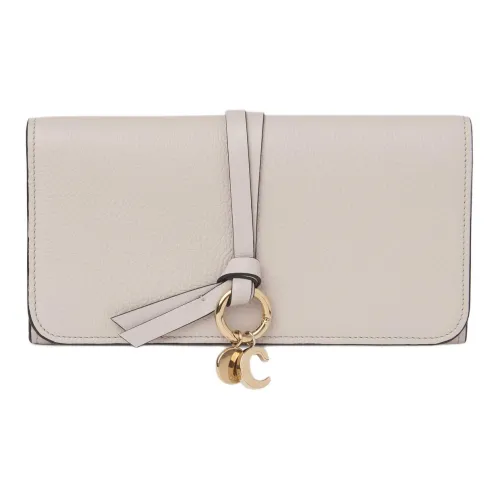 Chloe Alphabet с рельефной телячьей кожей блестящая телячья кожа кошелек женский дикий серый