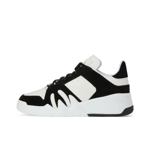 Giuseppe Zanotti GZ Talon Low Скейтборд Кроссовки Мужские Черный Белый