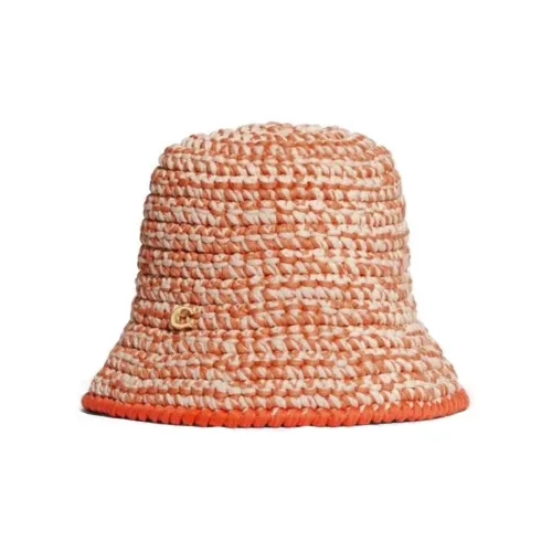 COACH Хлопок полиэстер Шляпы ведра Женские Оранжевый