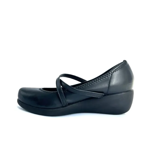 Regetta Canoe Грубый каблук Туфли Мэри Джейн Женские Черный