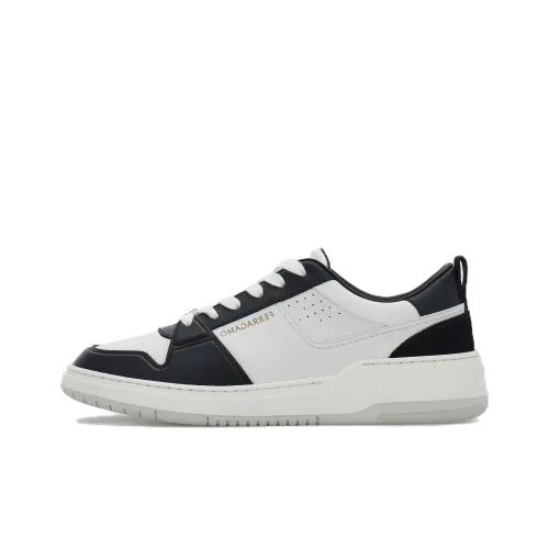 Ferragamo Скейтборд Кроссовки Низкие Черные/Белые Мужские