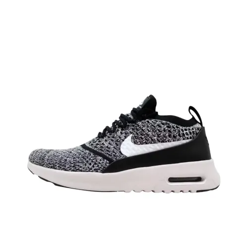 Nike Air Max THEA Устойчивый к истиранию Дышащий Низкий Топ Повседневная обувь Женская Черная