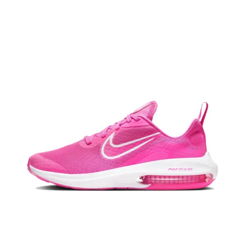 Nike Air Zoom Arcadia 2 Амортизация Износостойкий Низкий Топ Беговые кроссовки Женские Розовый Белый