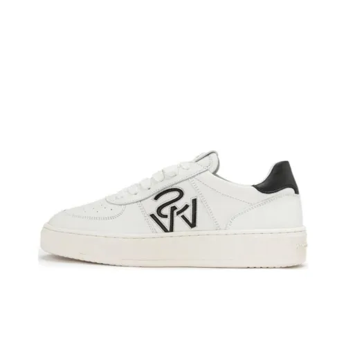 Stuart Weitzman SW Low Топ Кроссовки для скейтбординга Женские Белые Черные