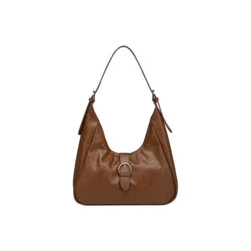 OMI Полиуретан с синтетической кожей сумка через плечо плечевая сумка средний размер женский Mumbai коричневый