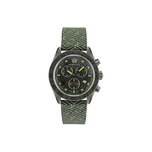 VERSACE Кварцевый механизм Мужские часы 43mm*13mm Черный