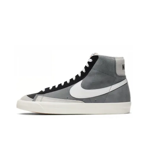 Nike Blazer Pioneer MID Скейтборд Кроссовки Мужские Темно-Серый