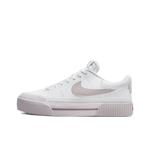 Nike Court Legacy Скейтборд Кроссовки Низкие Белые Женские