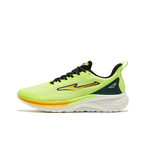 Erke Jingzhe 2,0 V2 Амортизация и Дышащий Низкий Топ Беговые кроссовки Мужские Зеленый Черный