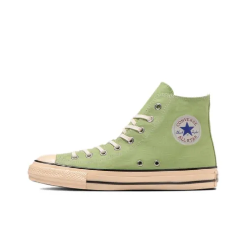 Конверс All Star US AGEDCOLORS HI Устойчивые к истиранию Дышащие Высокие Кеды Унисекс Зеленые