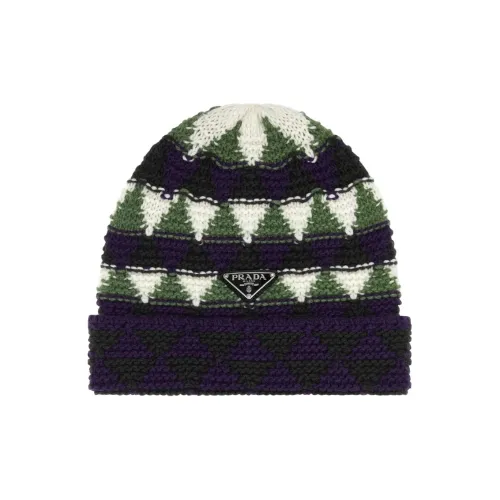 PRADA Кашемир Wool Beanies Женские Многоцветный
