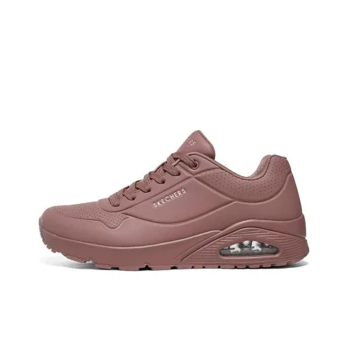 Skechers Uno Амортизация Устойчивый к истиранию Дышащий Поддержка Низкий отскок Низкий верх Повседневный Мужской Красный