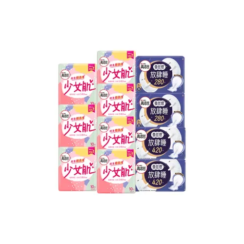 Котекс Girlish Кожа Сон Без Restraint Дышащий День Wa Ночь Комбинация 94 Шт Легкий