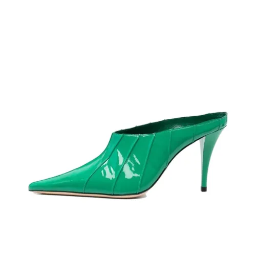 By Far Домашние тапочки Женские Зеленый