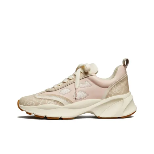 TORY BURCH Good Luck Низкий Топ Повседневная Обувь Женская Светло-Розовая