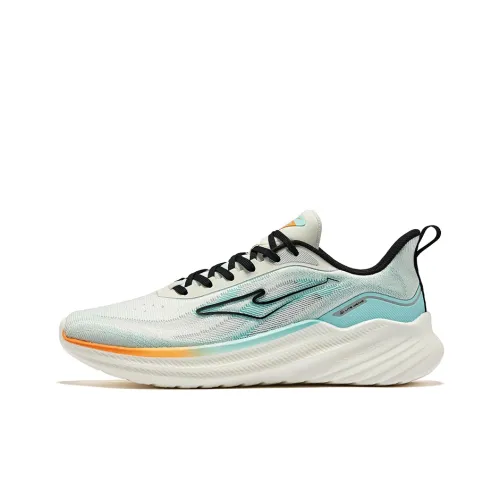 Erke Shadow 2,0 Амортизация и Дышащий Низкий Топ Беговые кроссовки Мужские Белый Синий Черный