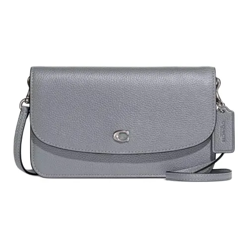 COACH Hayden Песочный Кожа Сумка через плечо Маленькая Женская Серый Синий