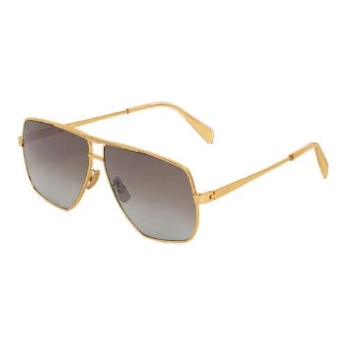 CELINE Металл Нерегулярная форма Солнцезащитные очки Мужской Золотой