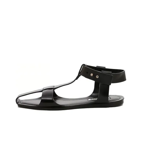 JIL SANDER one Ремень Сандалии Черные Женские